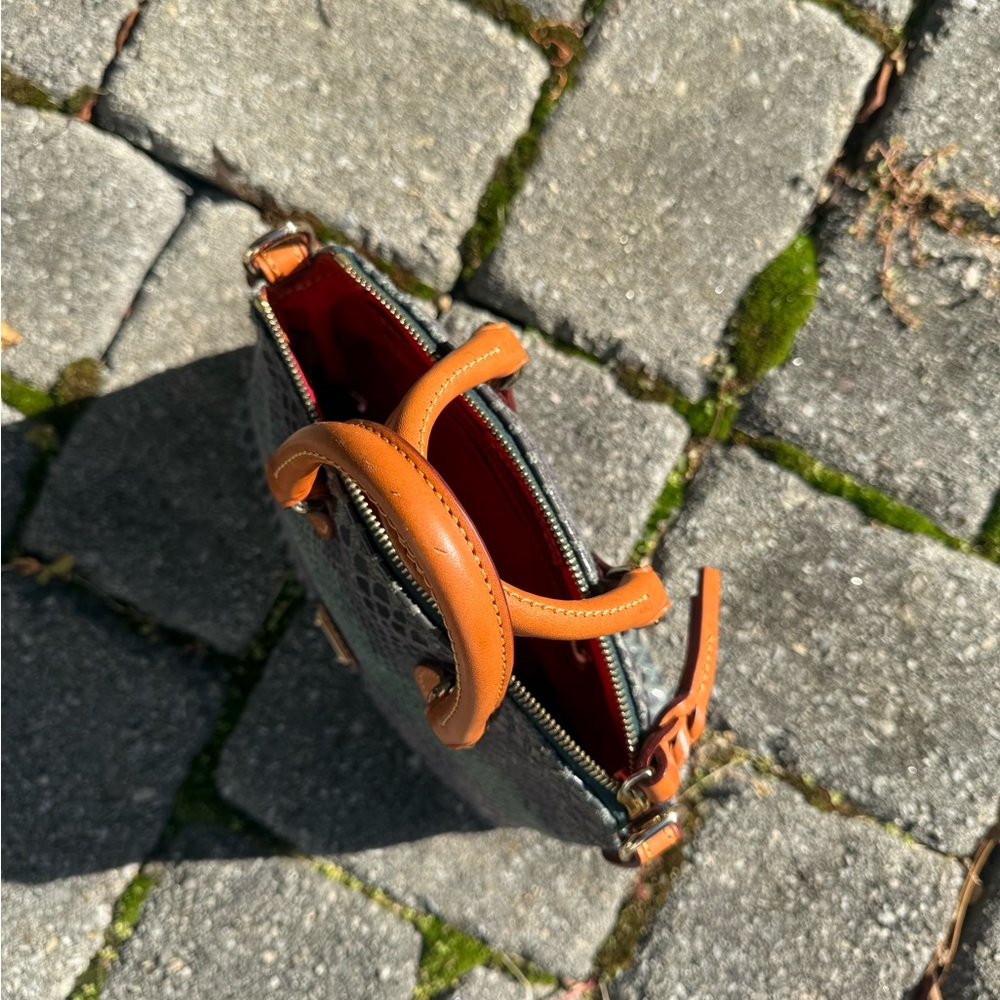 Dooney And Bourke Mini Python Satchel/Crossbody - image 3